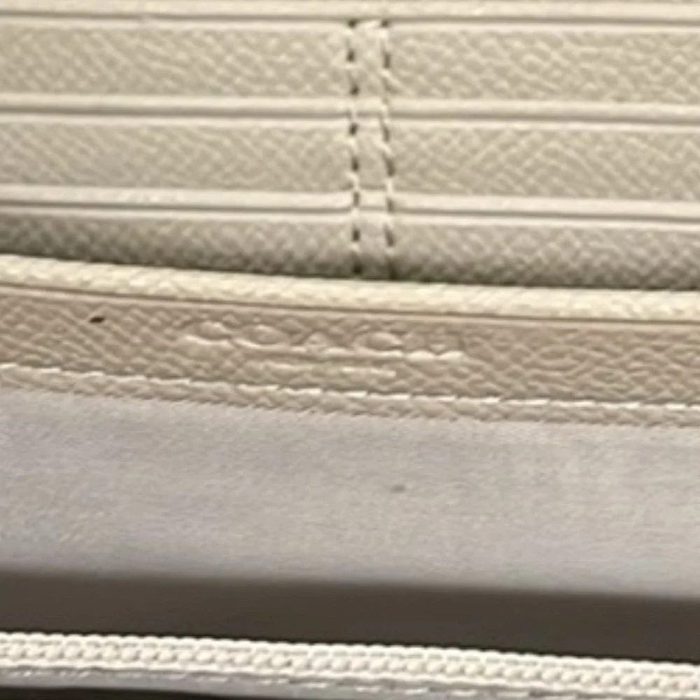 Coach Gold Textured Wallet - Picture 12 of 15